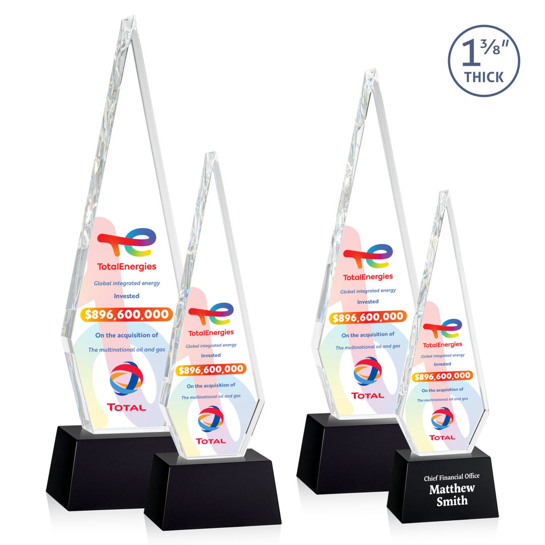 Springfield VividPrint™ Award on Robson Base - Black