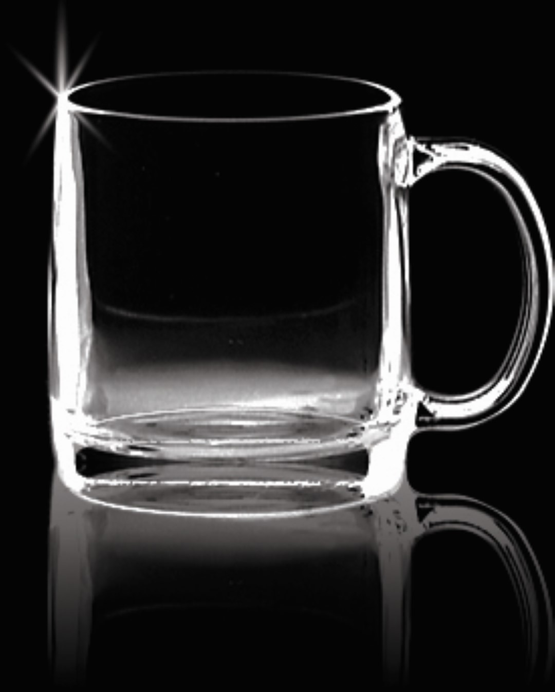 13 Oz. Glass Coffee Mug