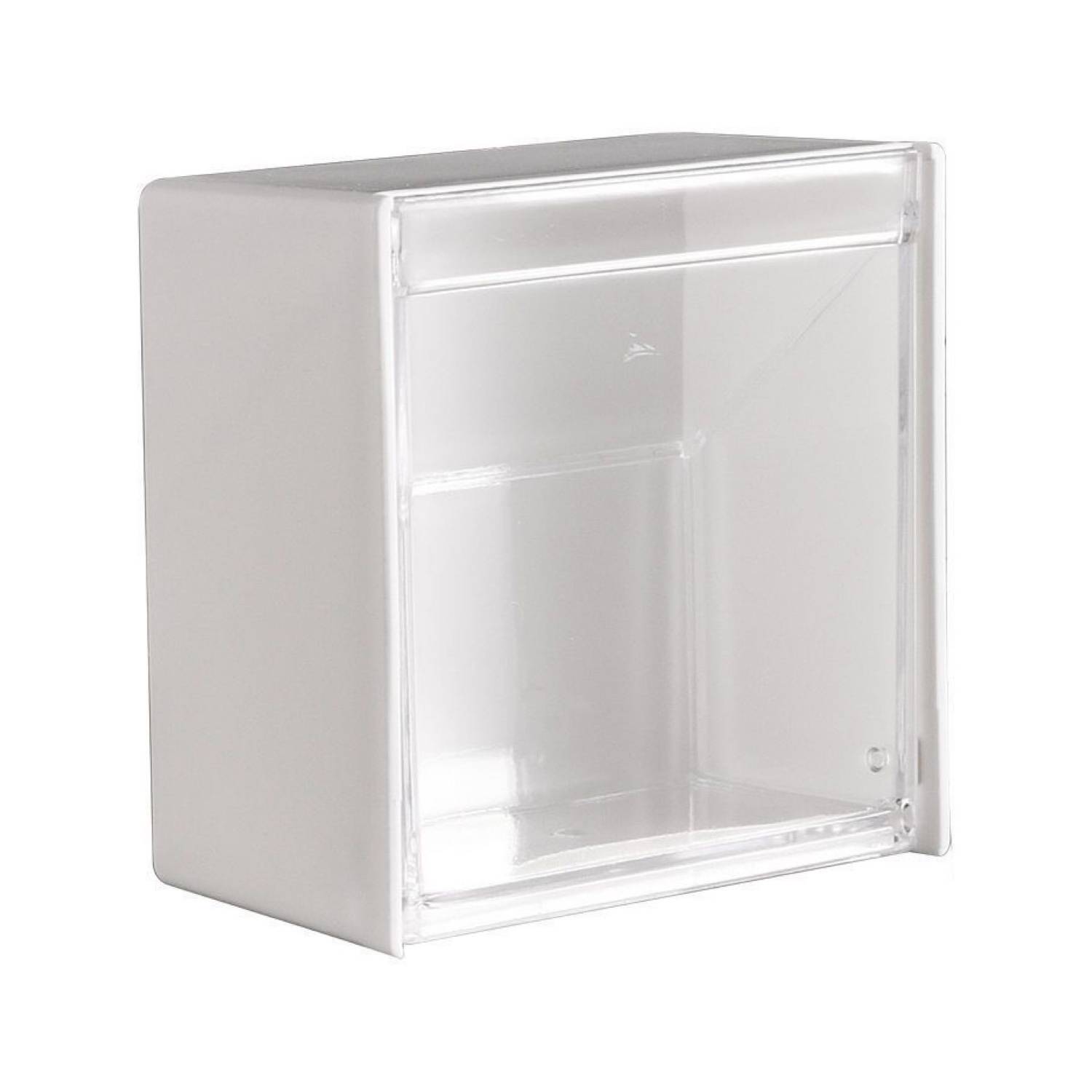 Dustproof Wall Mounted Plastic Flip Lid Organizer 2