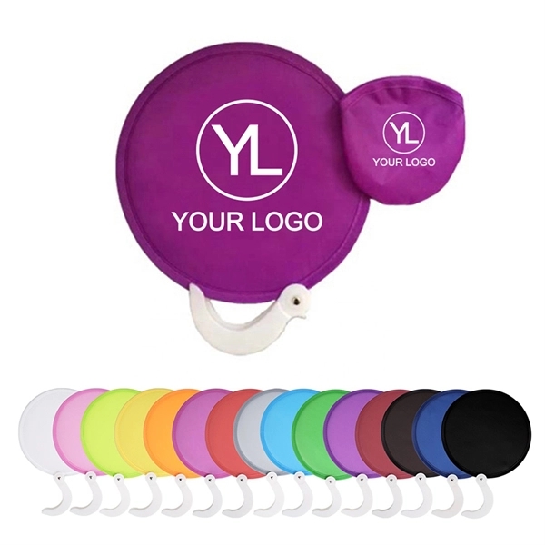 Round Folding Hand Fan 3