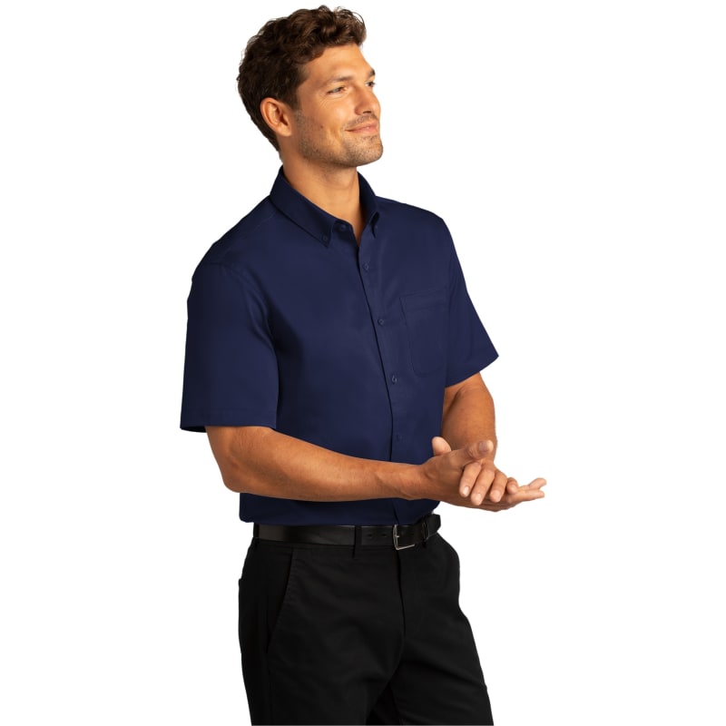 Port Authority Short Sleeve SuperPro React Twill Shirt. 61