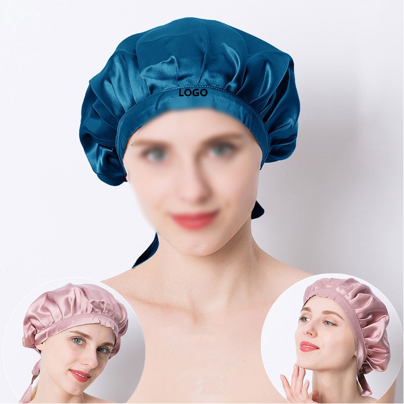Soft Breathable 100% Mulberry Silk Sleep Cap 2