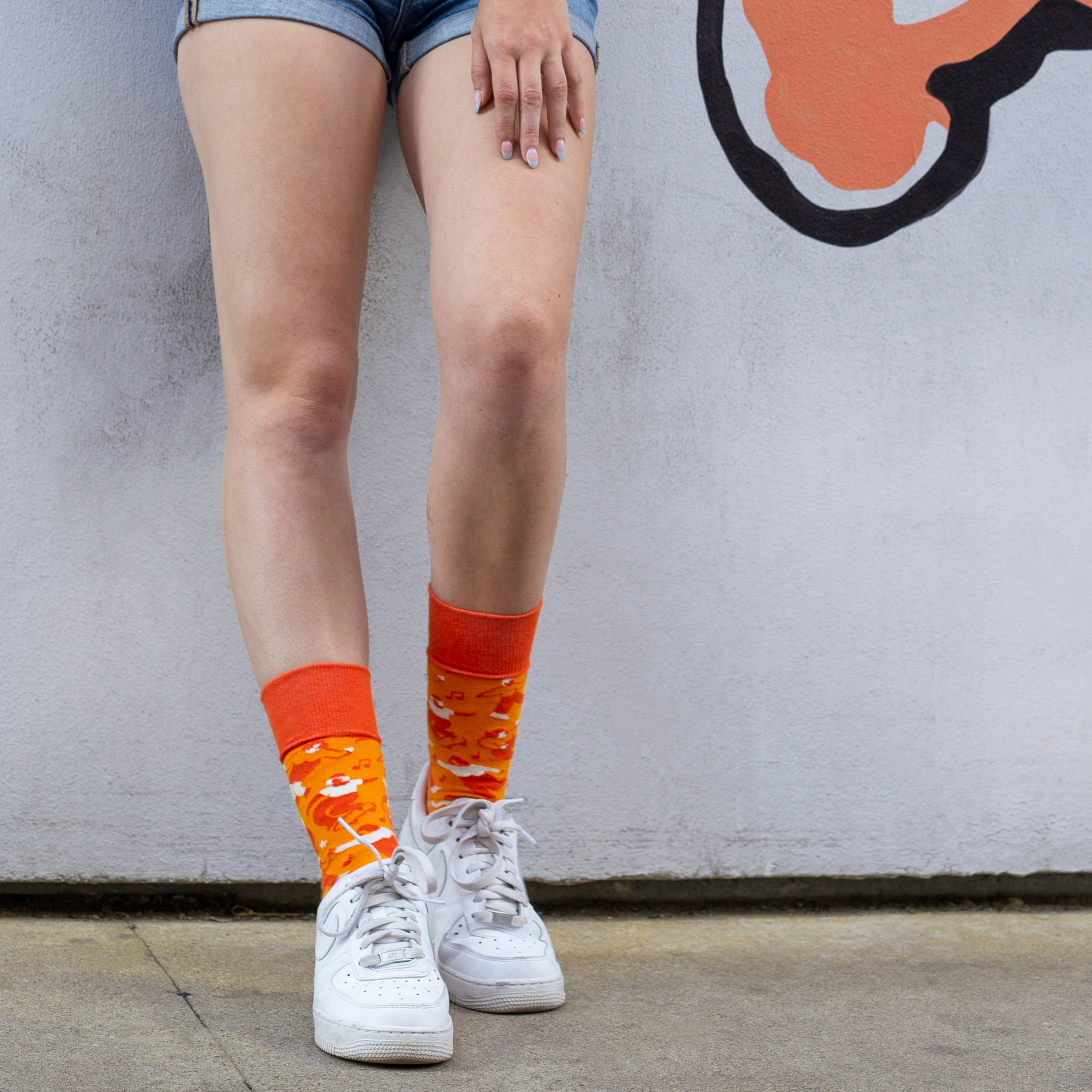 Patterned Movie Night Socks - Cinematic Designs for Film Buffs - American Made 1