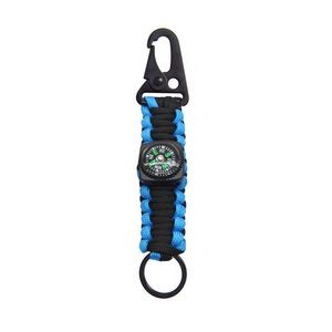 Handmade Paracord Survivor Rope Key Chain With Eagle Beak Carabiner 20