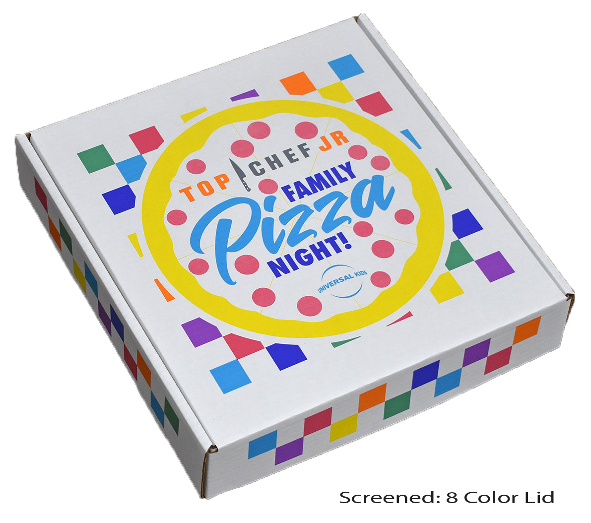 14" x 15 1/4" x 3" - B-Flute Tuck Box with Handle 1