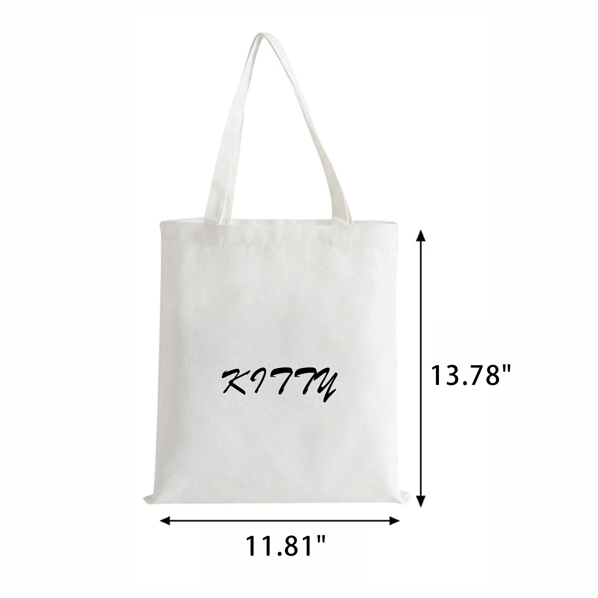 Canvas Shopping Tote Bag, custom tote bag with logo imprint 6