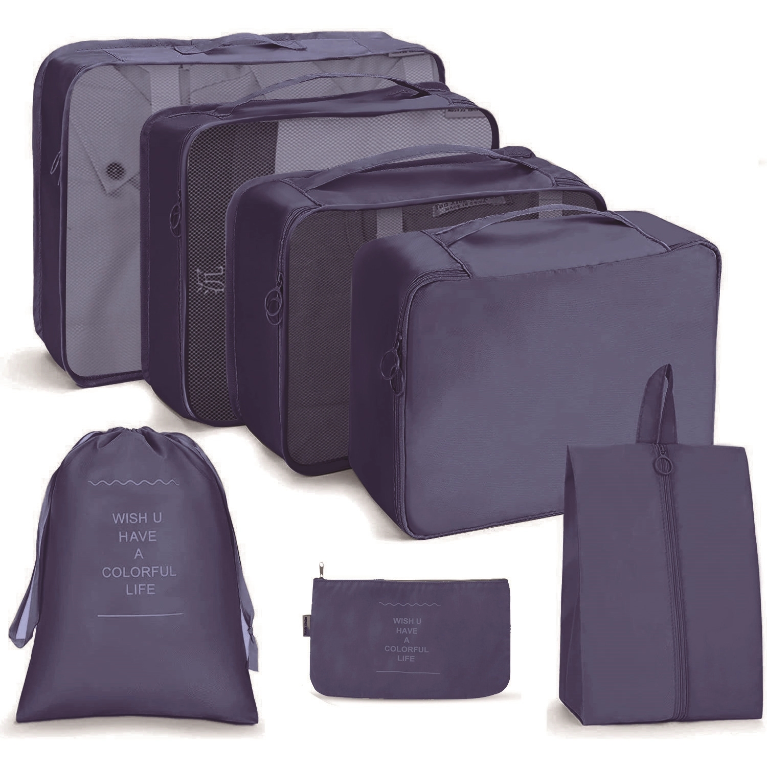 7 Pcs Packing Cubes For Travel 5