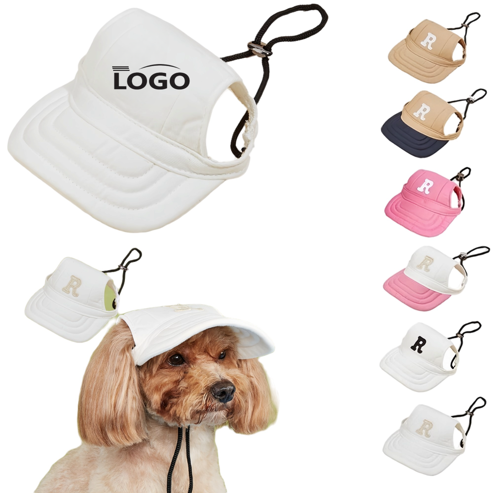 Outdoor Canvas Sunshade Dog Hat 2