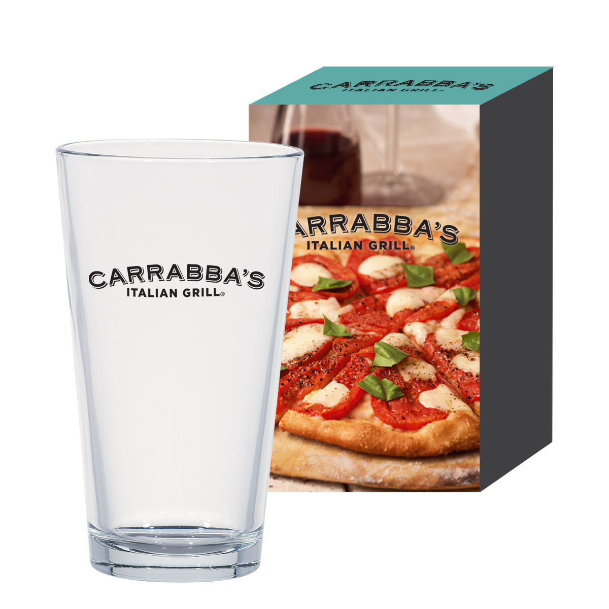 16 Oz. Classic Ale Pint Glass With Custom Window Box