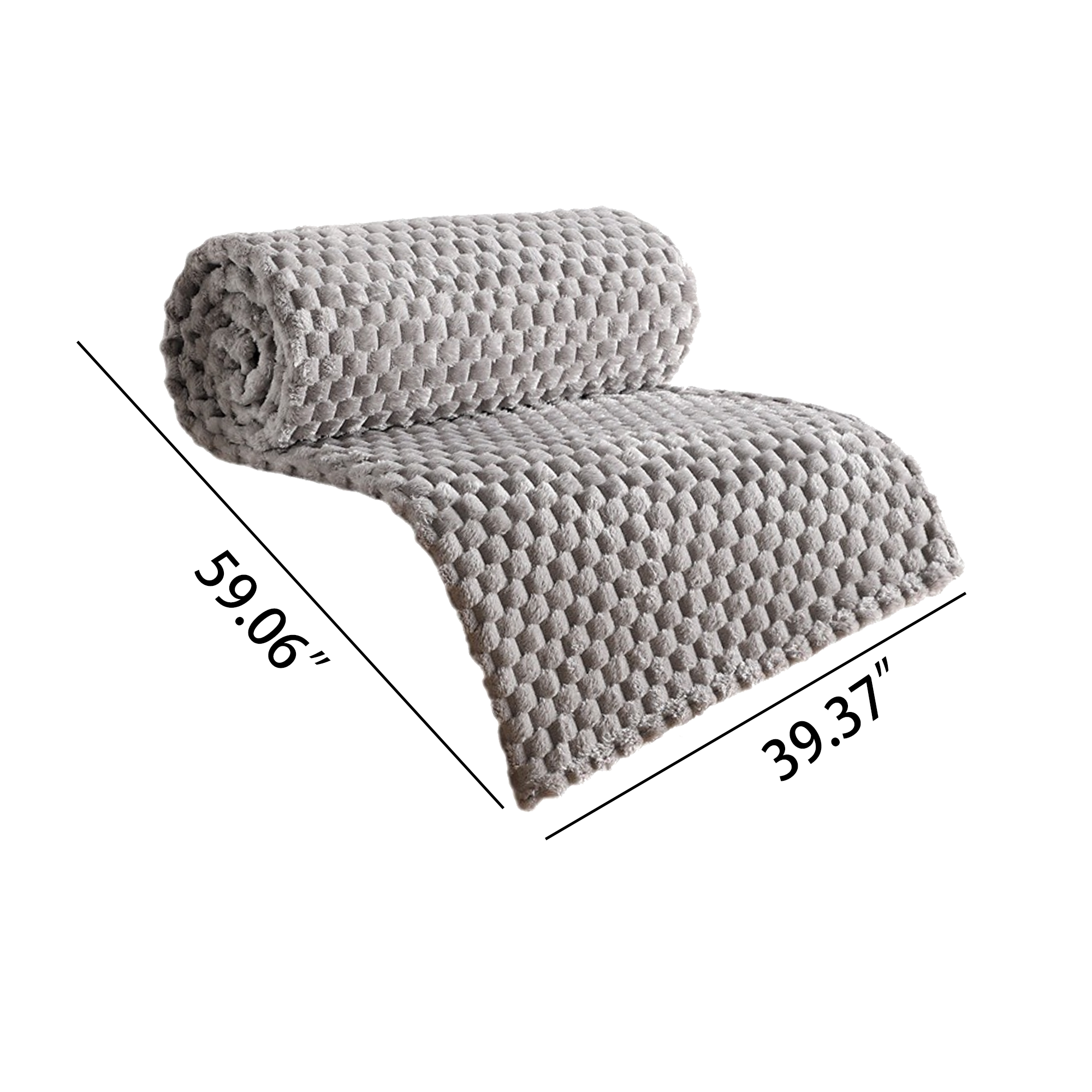 MOQ 20 Luxury Flannel Fleece Throw 3