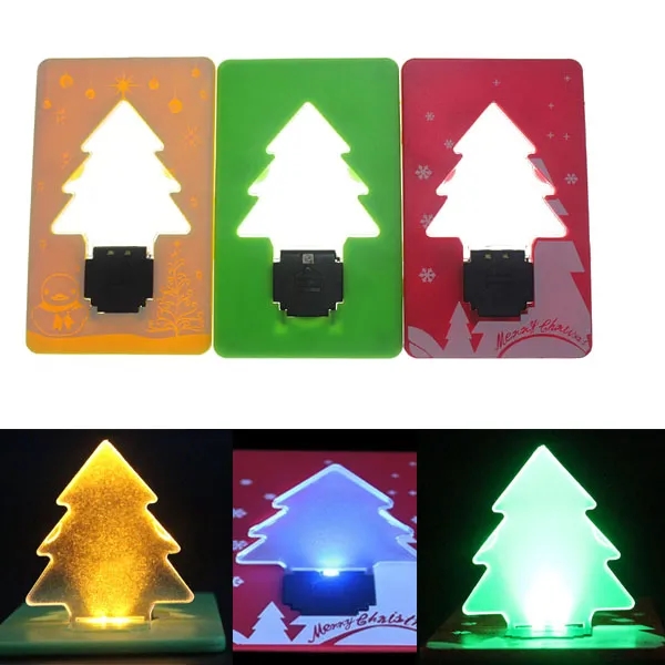 Christmas Tree Folding LED Card Light 4