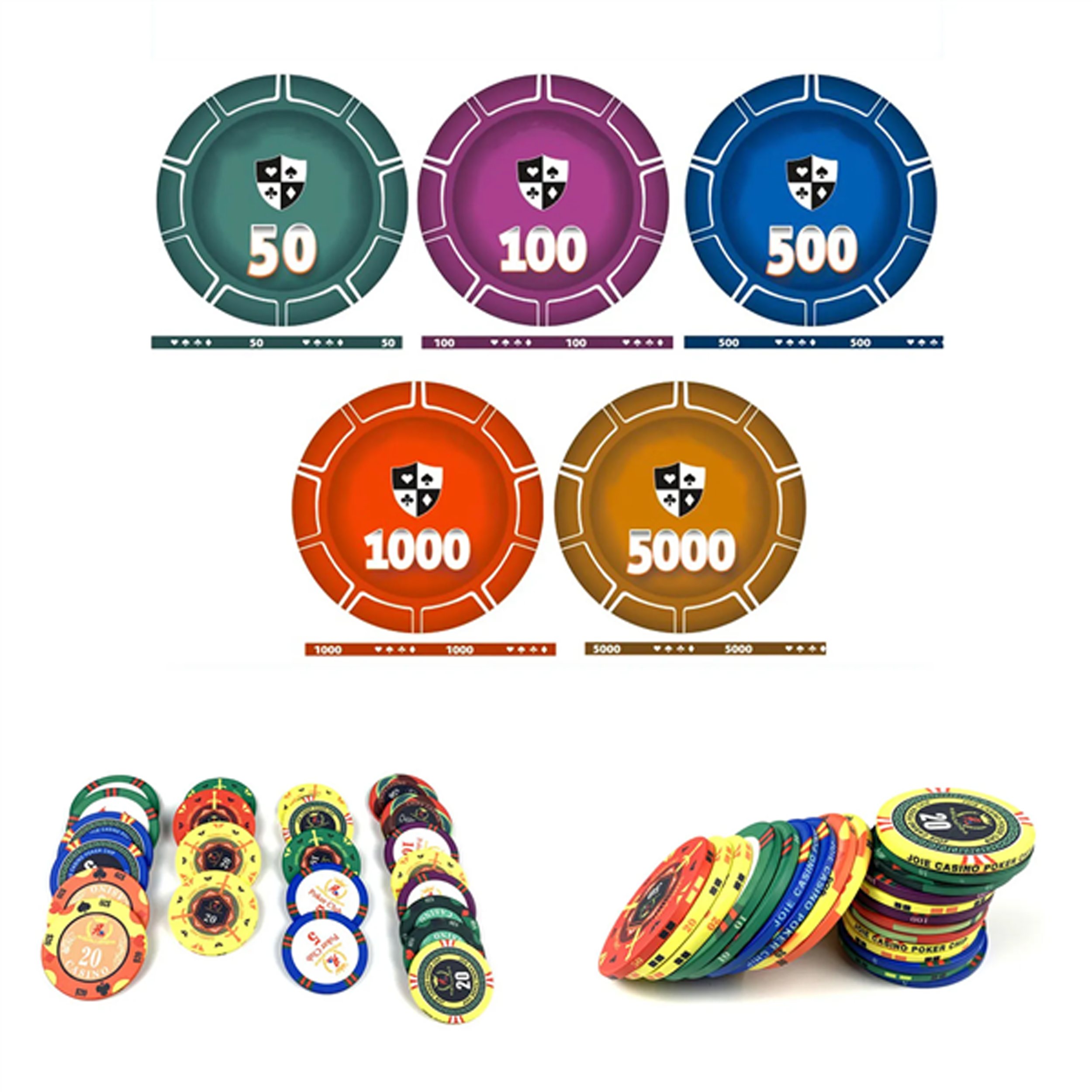 Ceramic Poker Chip 2