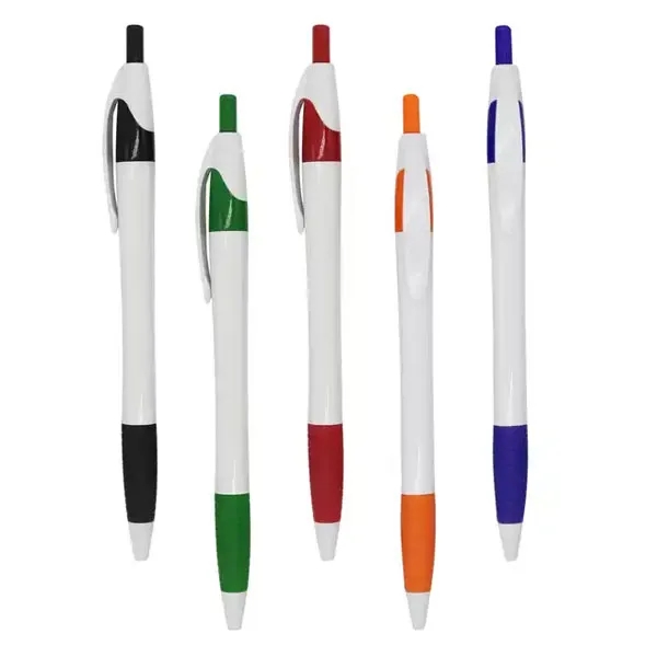 Plastic Cougar Rubber Grip Ballpoint Pen 5