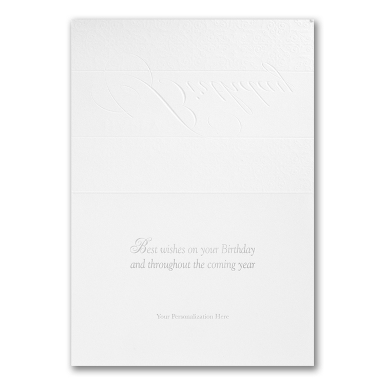 Platinum Birthday Card 3