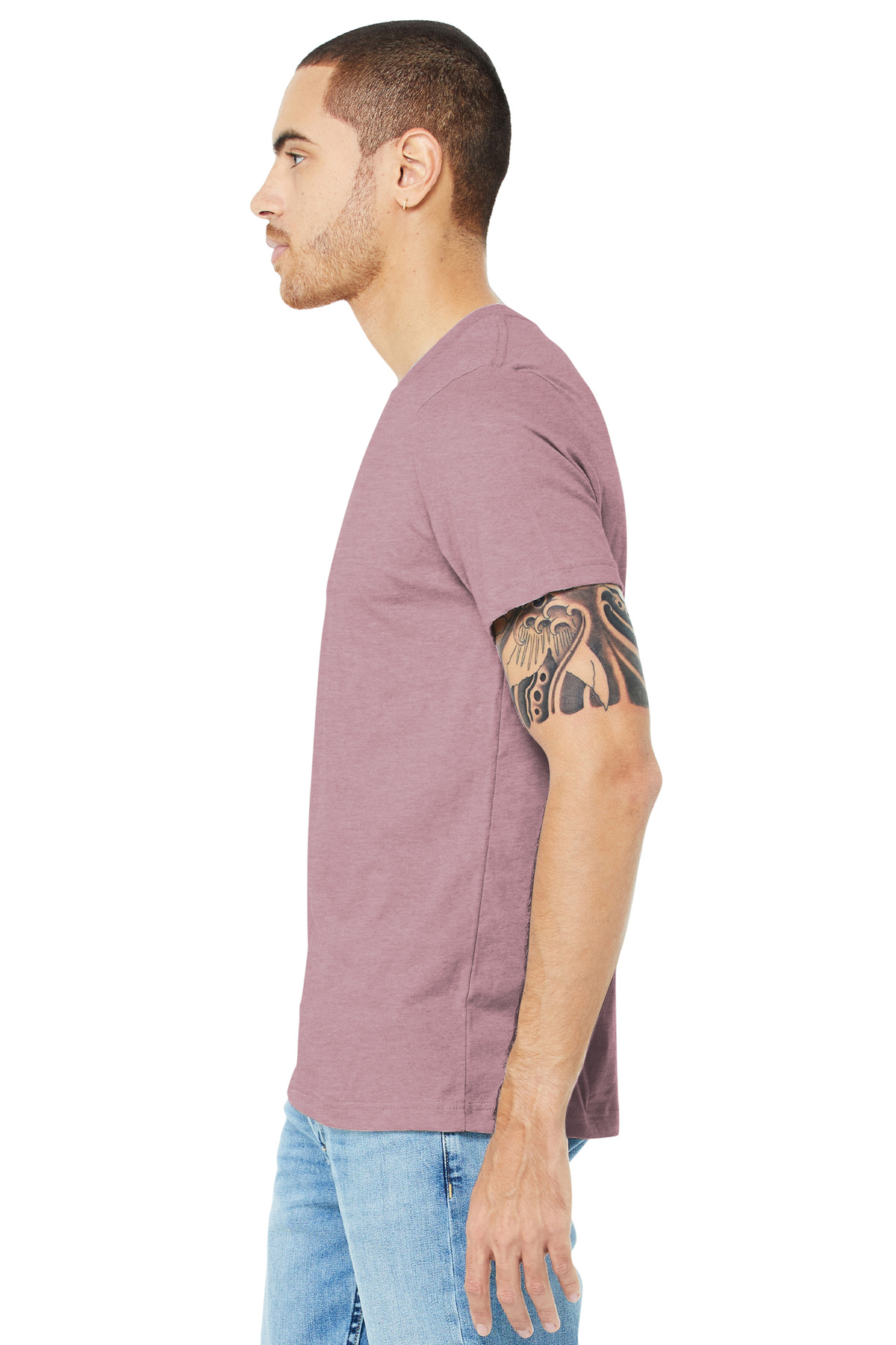 BELLA+CANVAS Unisex Heather CVC Short Sleeve Tee. BC3001CVC 499