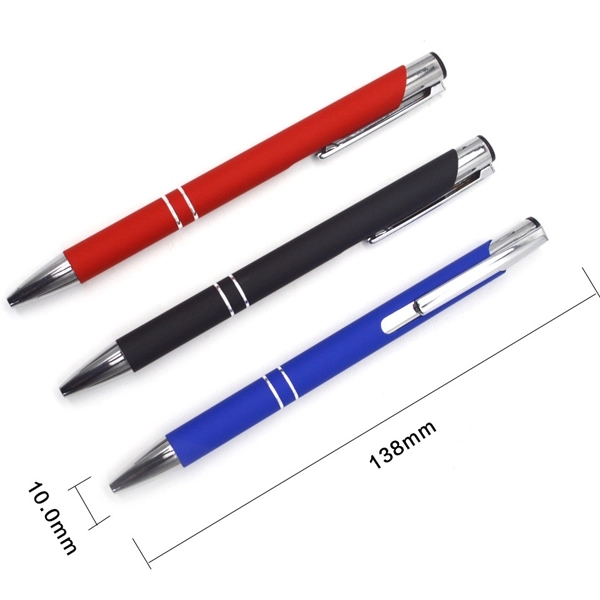 Promotional Softy Rubber Gel Paragon Metal Pen 2