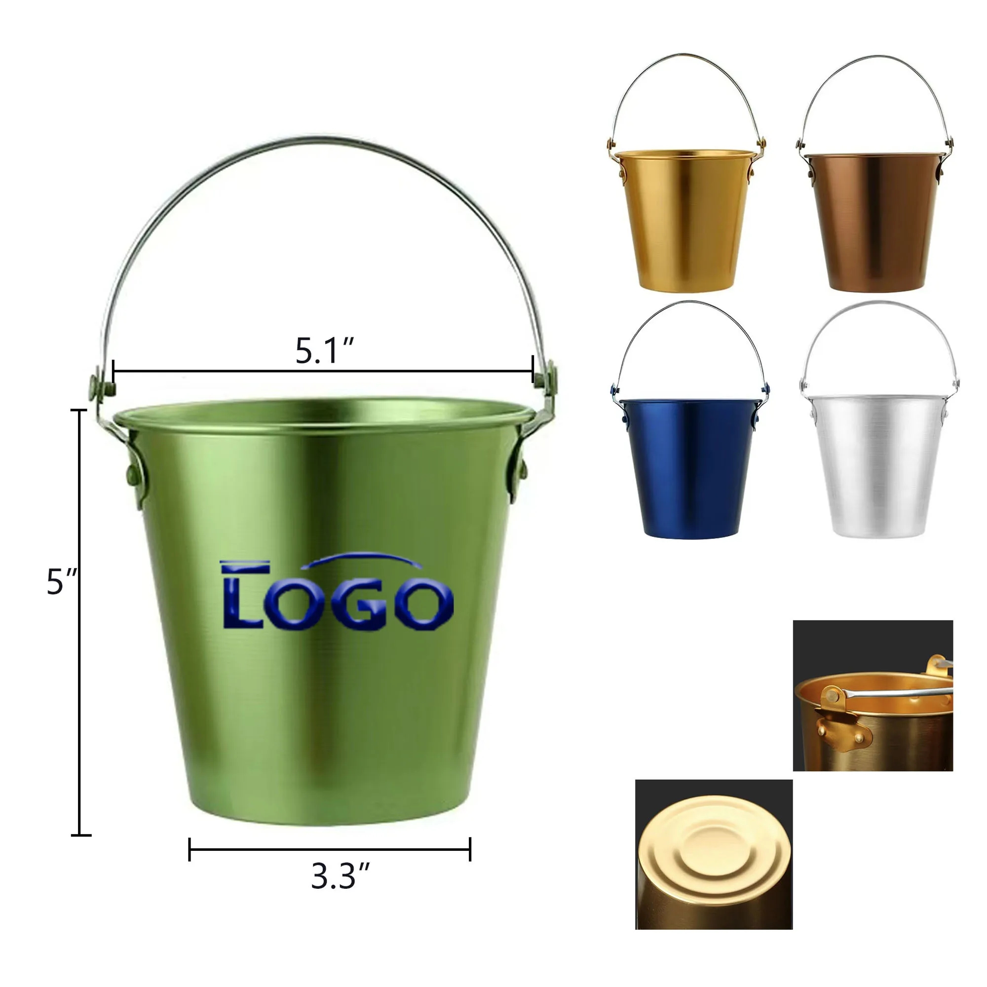 1.25 Liter Party Ice Bucket With Handles