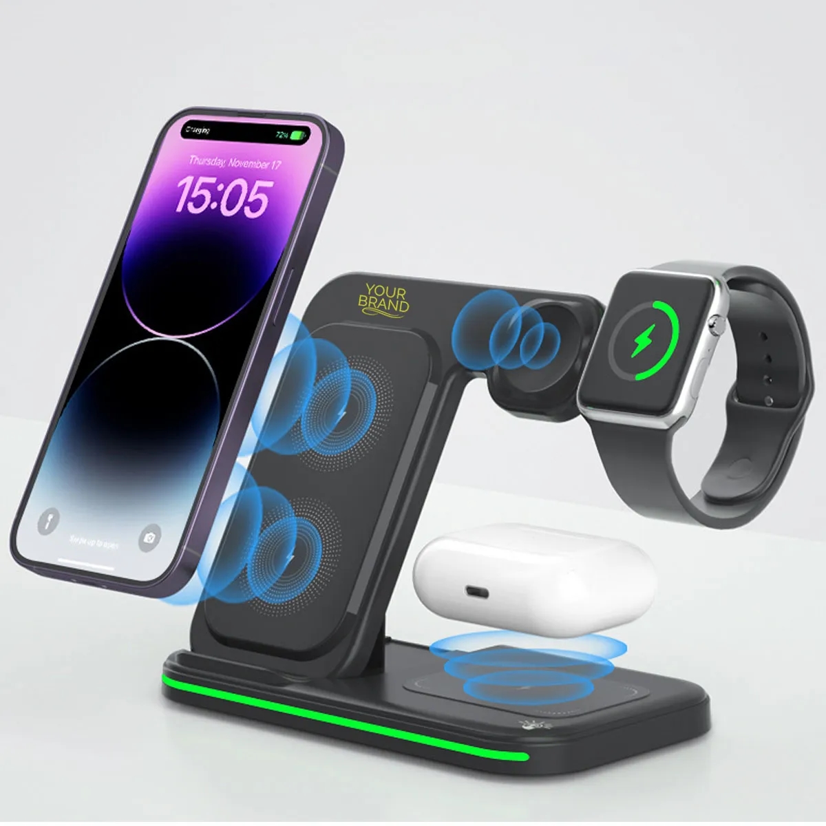 3 in 1 Wireless Charging Station 3