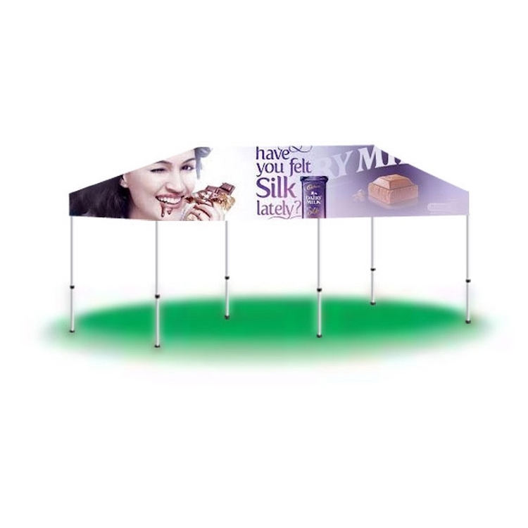 10' x 20' Tent Imprinted Logo Pop Up Tent-Full Digital 4