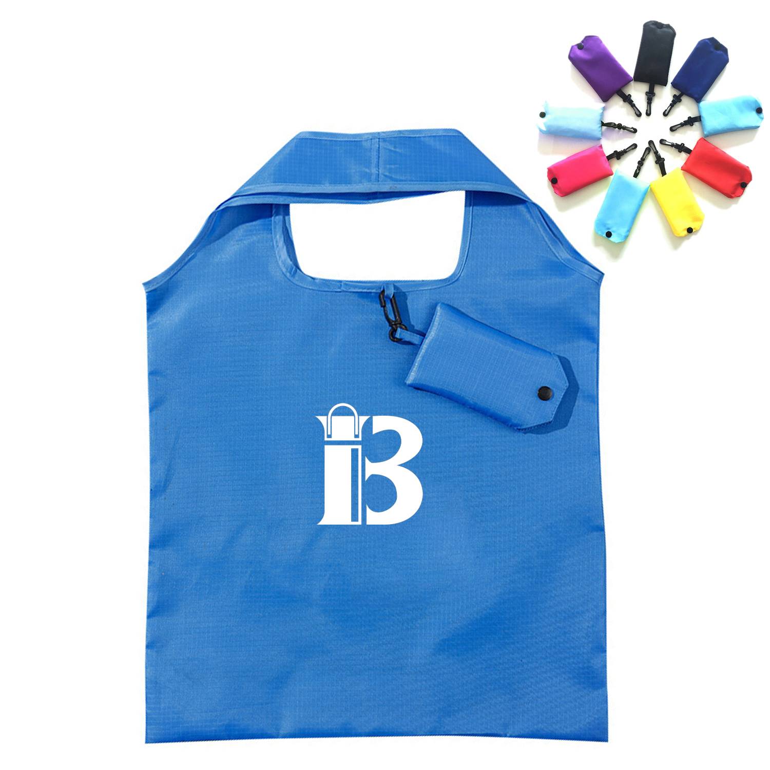 Oxford Foldaway Vest Shopping Tote Bag, custom tote bag with logo imprint 2