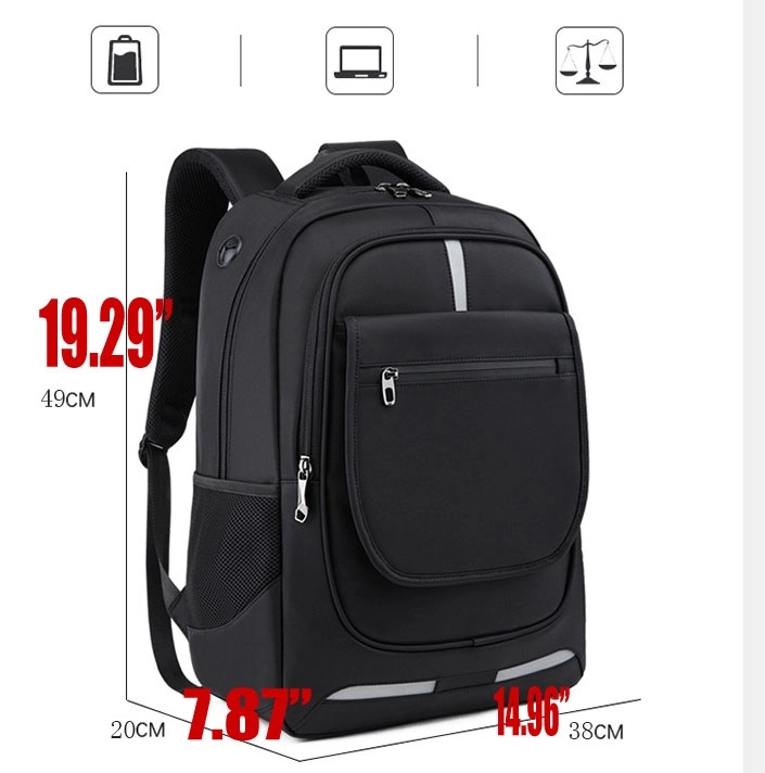 Waterproof Business Casual Laptop Backpacks with USB Port 16