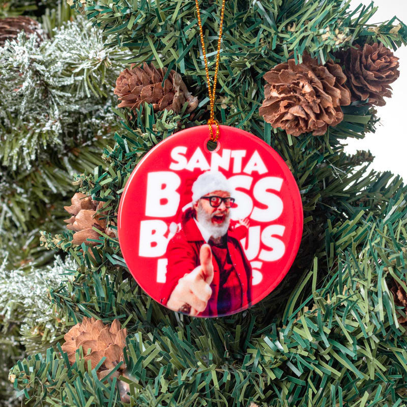 Full Color Ceramic Christmas Ornament 10