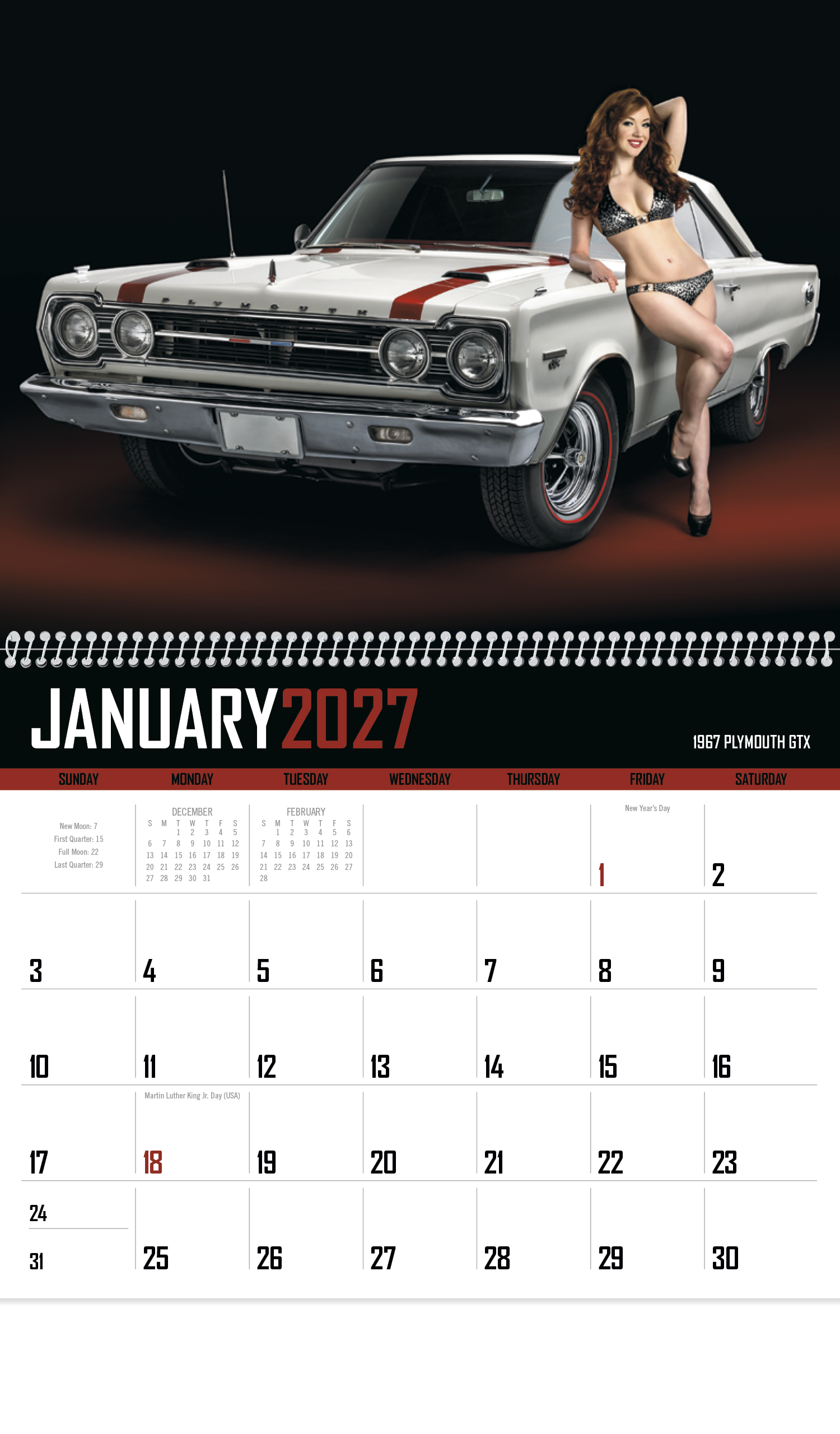 Triumph® Calendars American Muscle Calendar 55