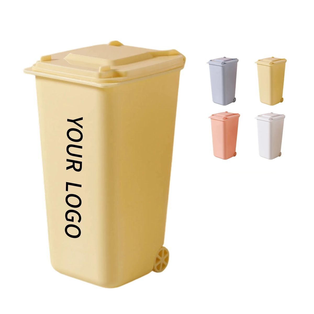 Miniature Trash Can Pen Holder for Office 2