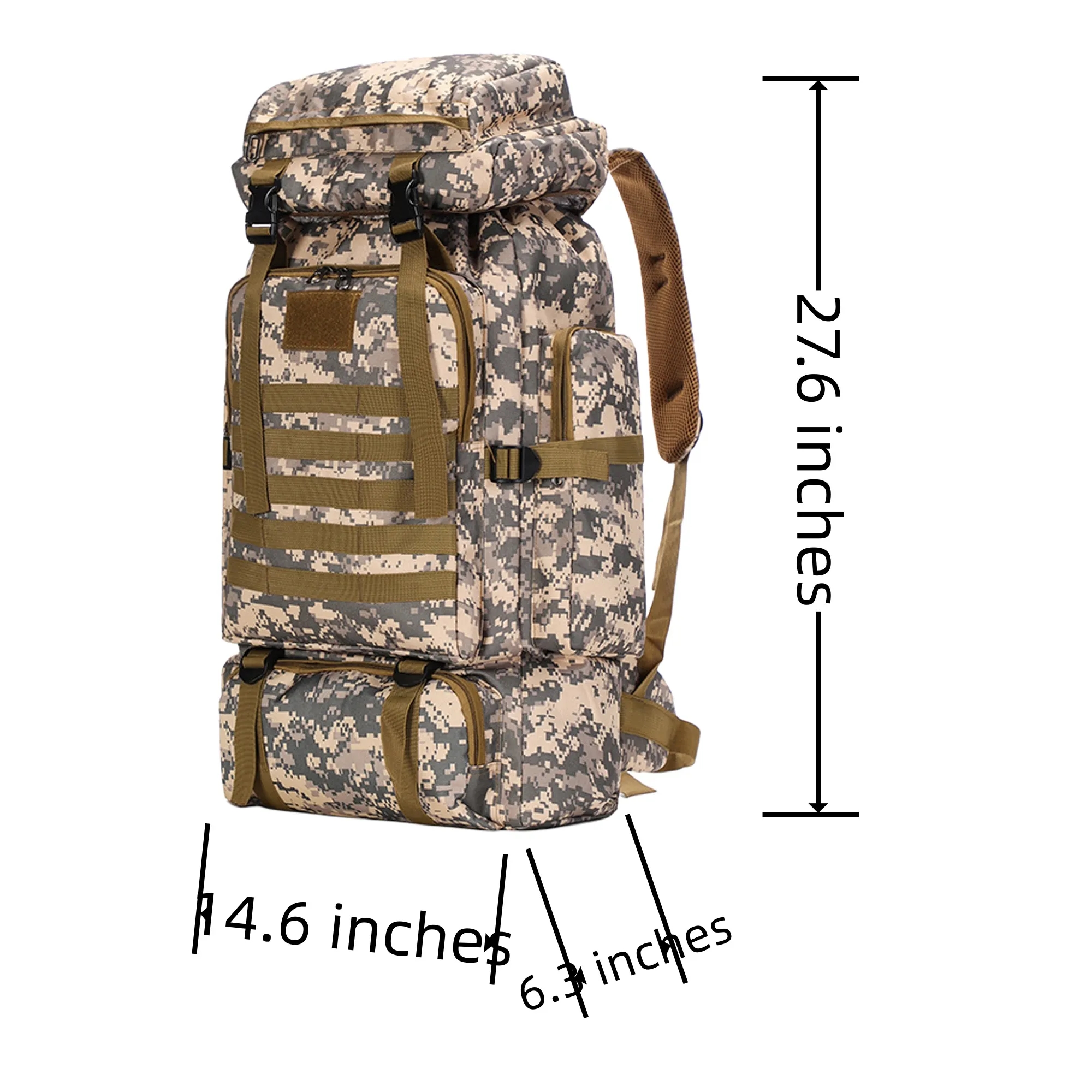 Oxford Cloth Outdoor Backpack MOQ 1PCS 3