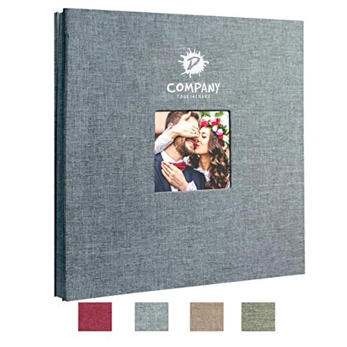 16 Inch Linen Scrapbook Photo Album DIY 2