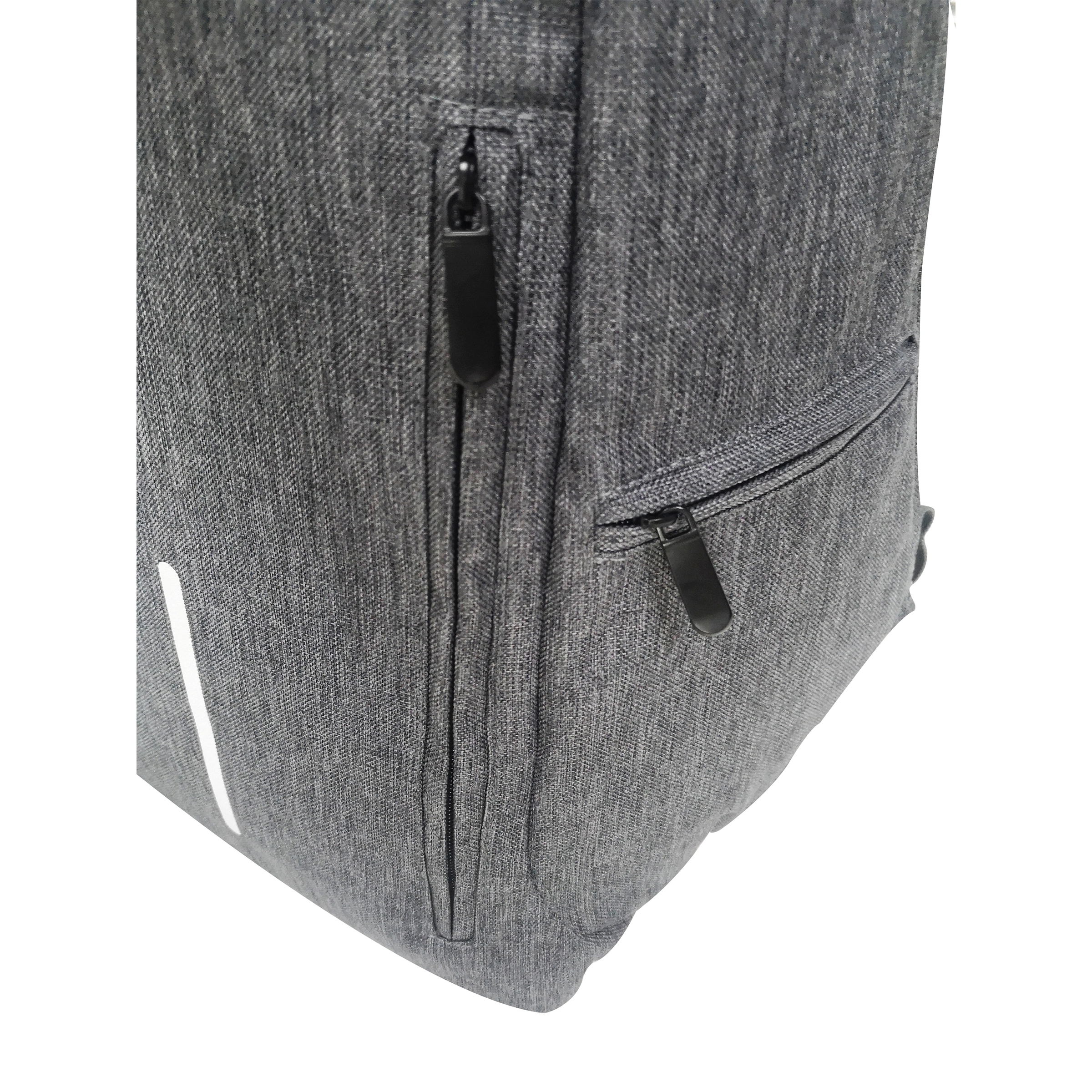15.6 " Anti-Theft Laptop Backpack in Premium Melange Gray 6