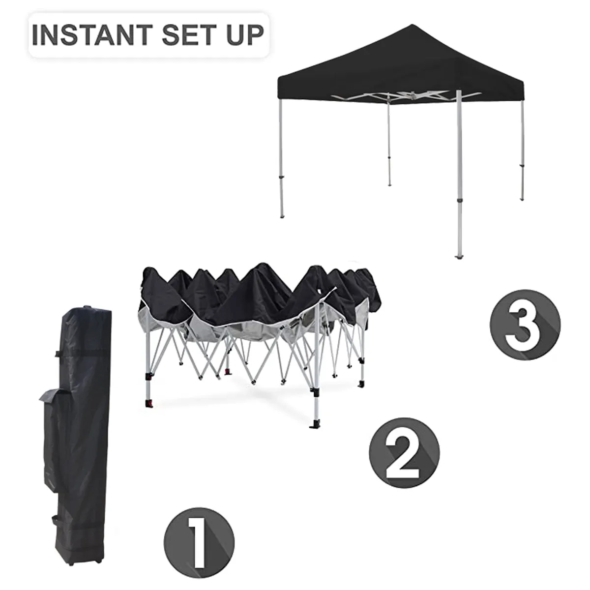 10'x10' Custom Tent set W/ table cover and Feather Flag 1