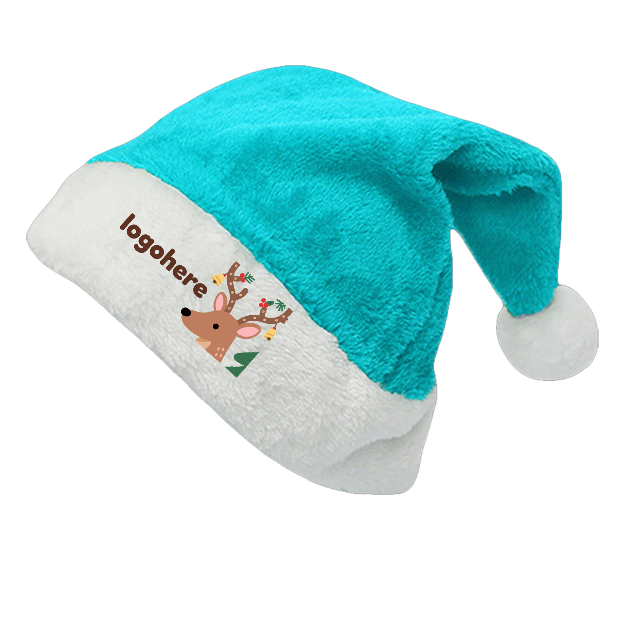 Deluxe Plush Xmas Party Hat 5