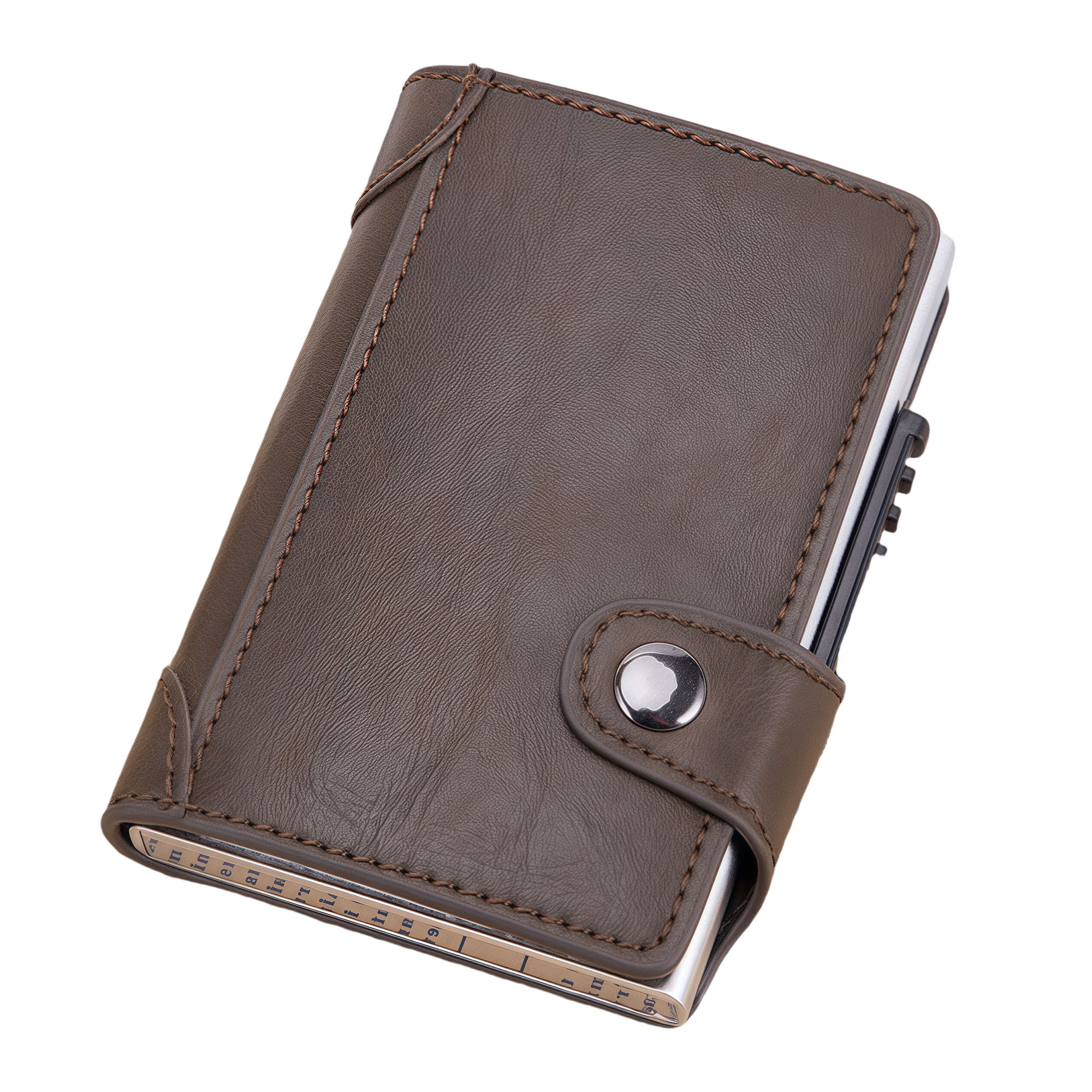 RFID Blocking Card Holder - PU Leather Slim Credit Card Sleeve 5
