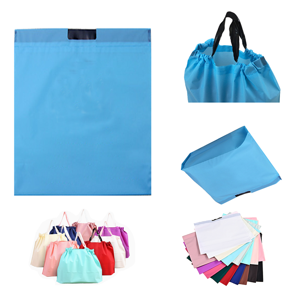 Plastic Drawstring Retail Merchandise Garment Bag 1