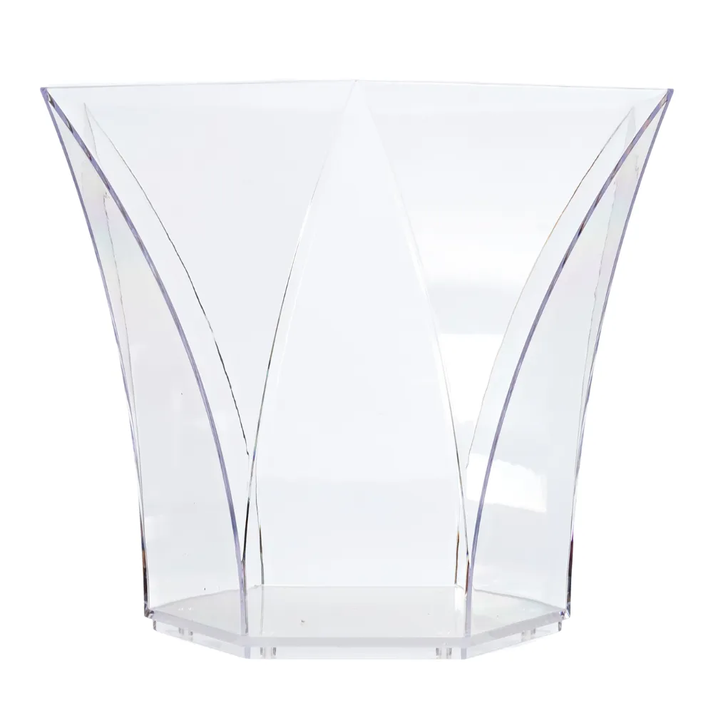 5.5L Polygonal Acrylic Ice Bucket, custom bottle opener with logo imprint 4