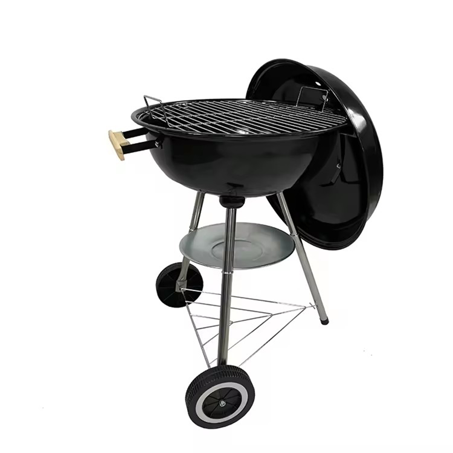Portable Charcoal Grill with Wheels 1