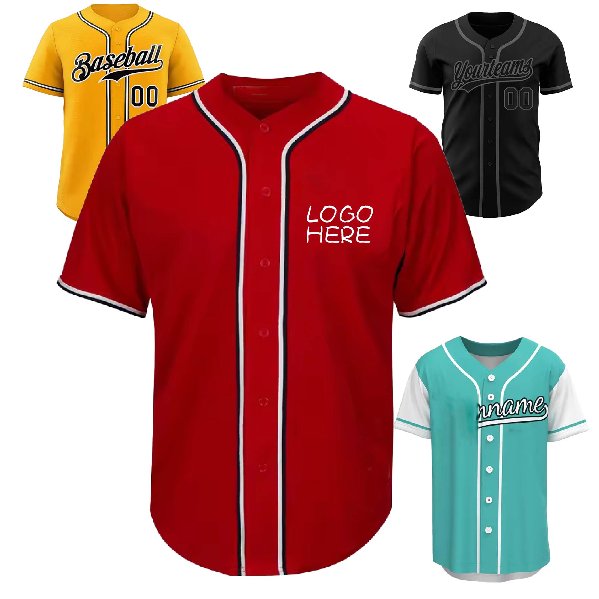 Sublimated Adult Baseball Jersey 2