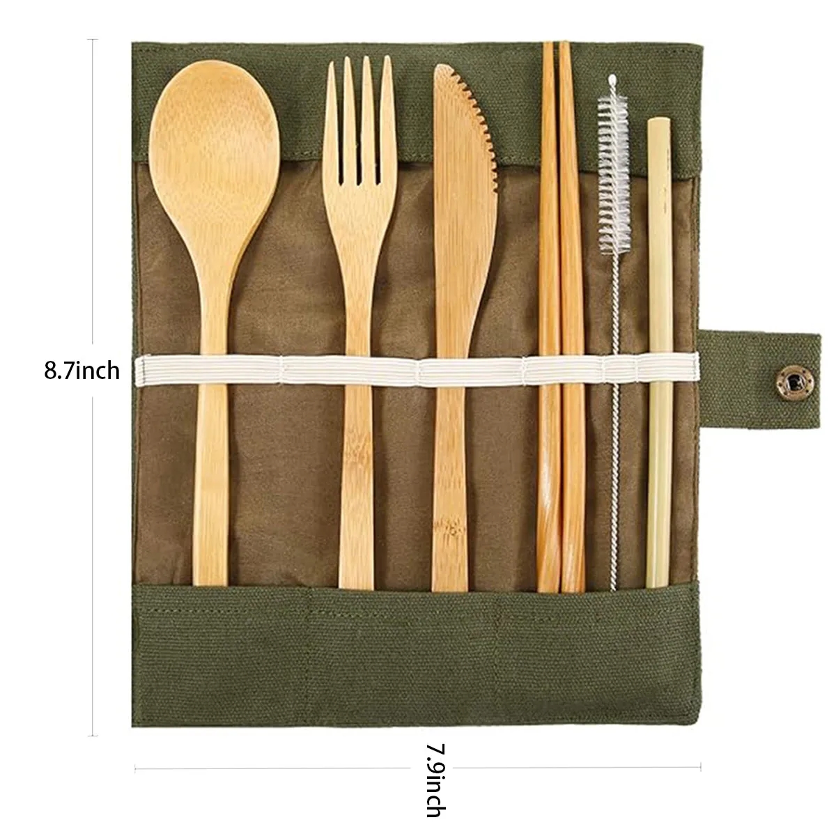 Environmentally Friendly Travel Bamboo Cutlery Sets 3