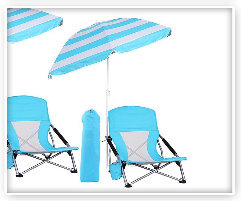 Promotional Deluxe Beach Chair With Umbrella 3