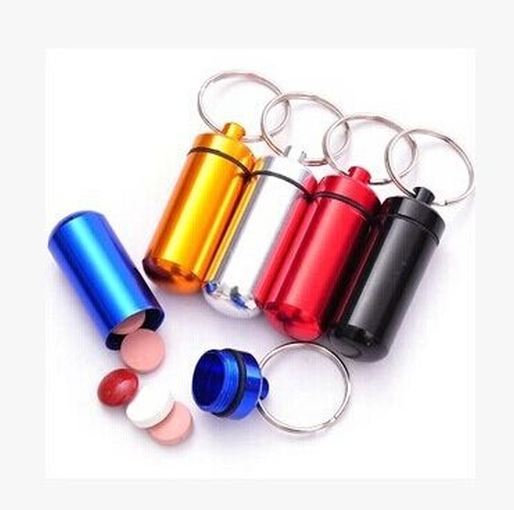 Mini Pill Holder Keychain 2