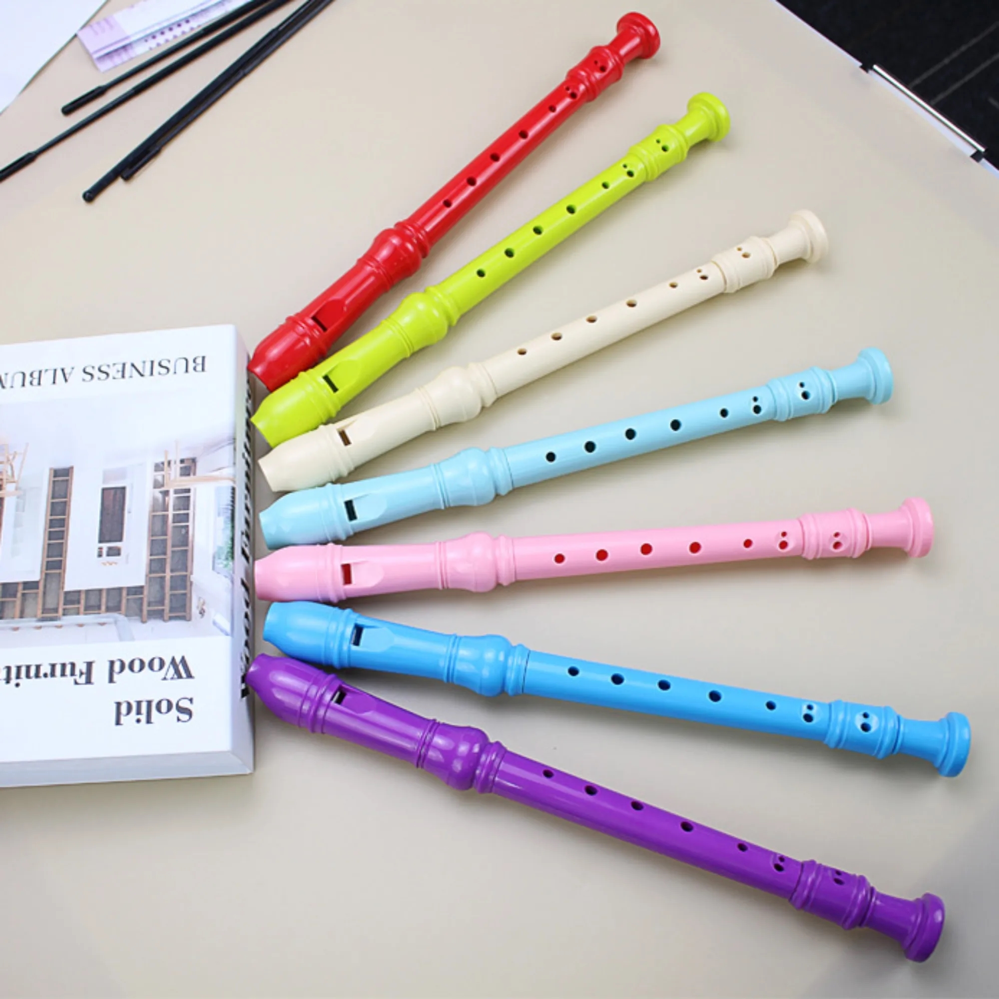 Soprano Recorder German Style 8 Holes Easy Instrument 2
