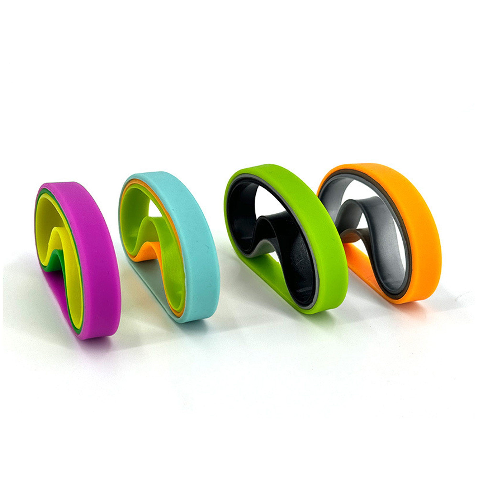 Glossy Solid Color Silicone Bracelet 2