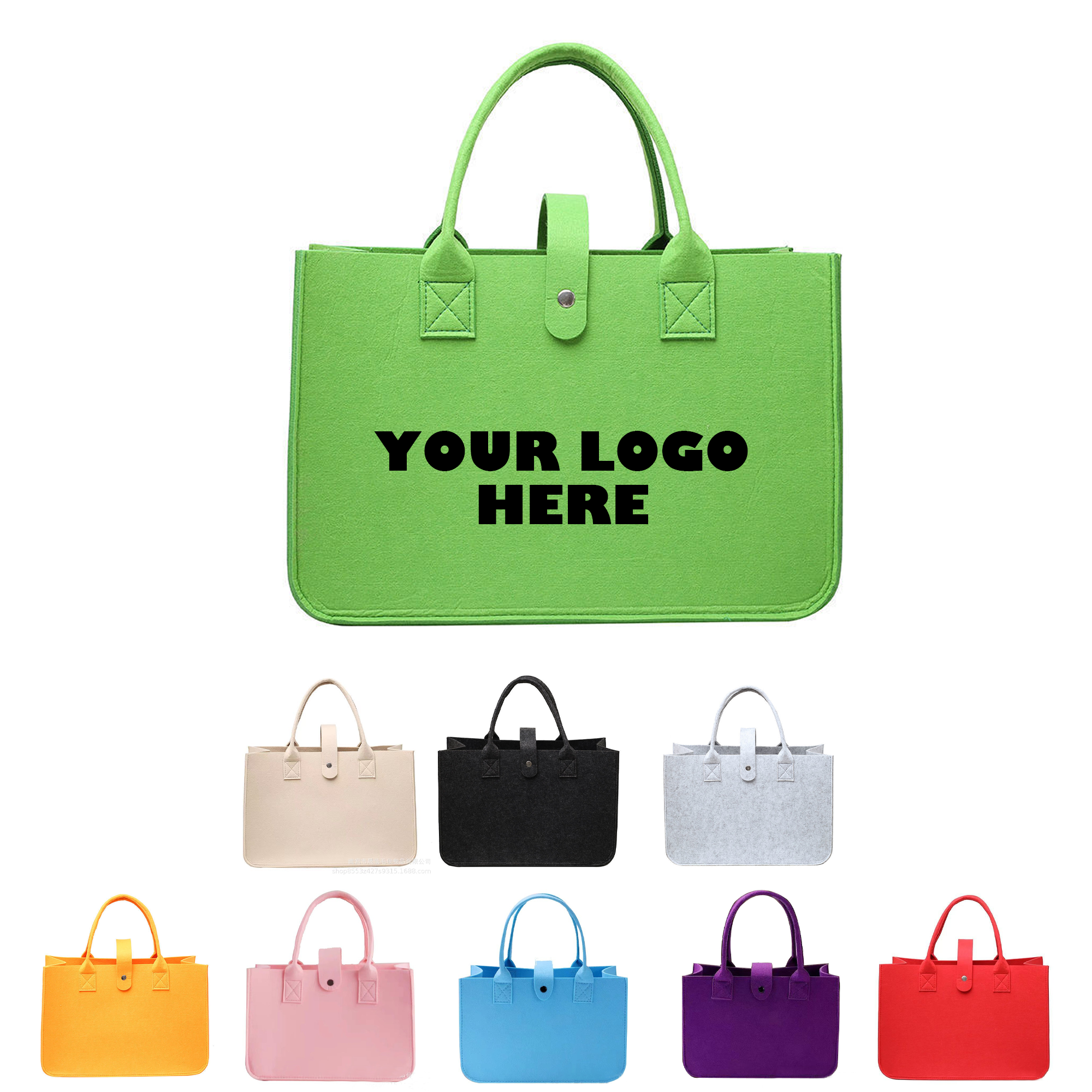Commuter Felt Tote Bag 3