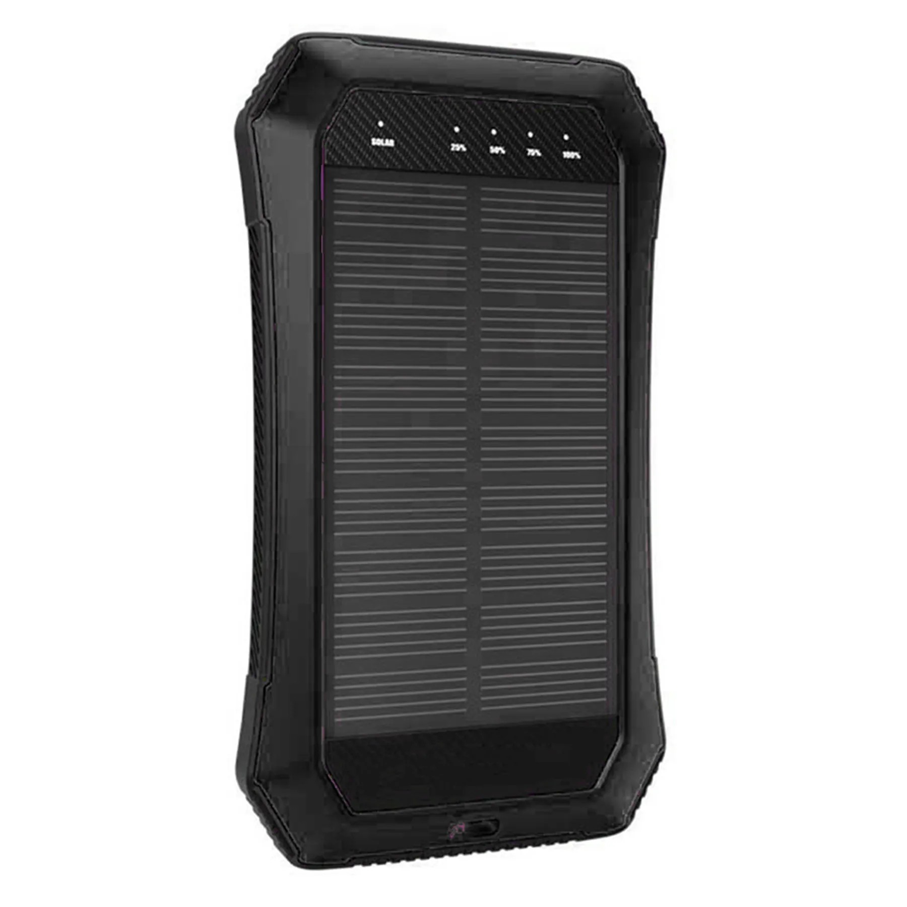 20000Mah Wireless Charging Solar Power Bank Flashlight 2