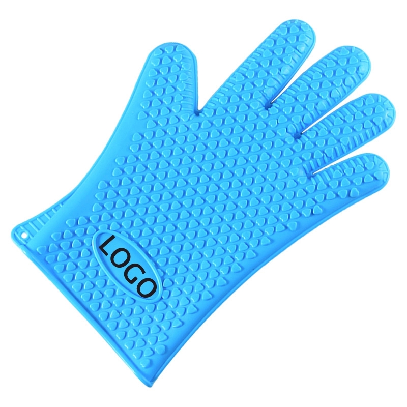 Custom Gift Silicone Baking Oven Mitt & BBQ Gloves 2