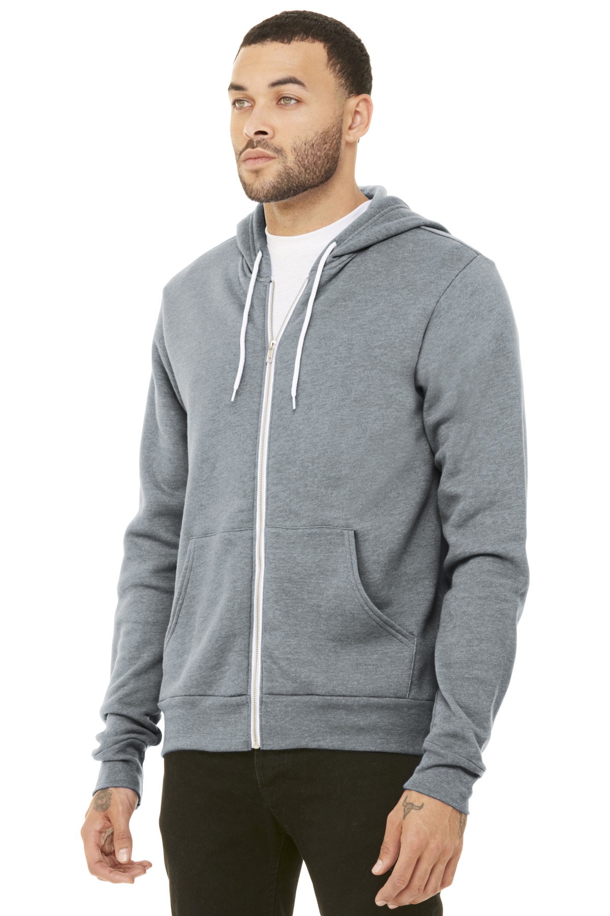 BELLA+CANVAS® Unisex Sponge Fleece Full-Zip Hoodie 30