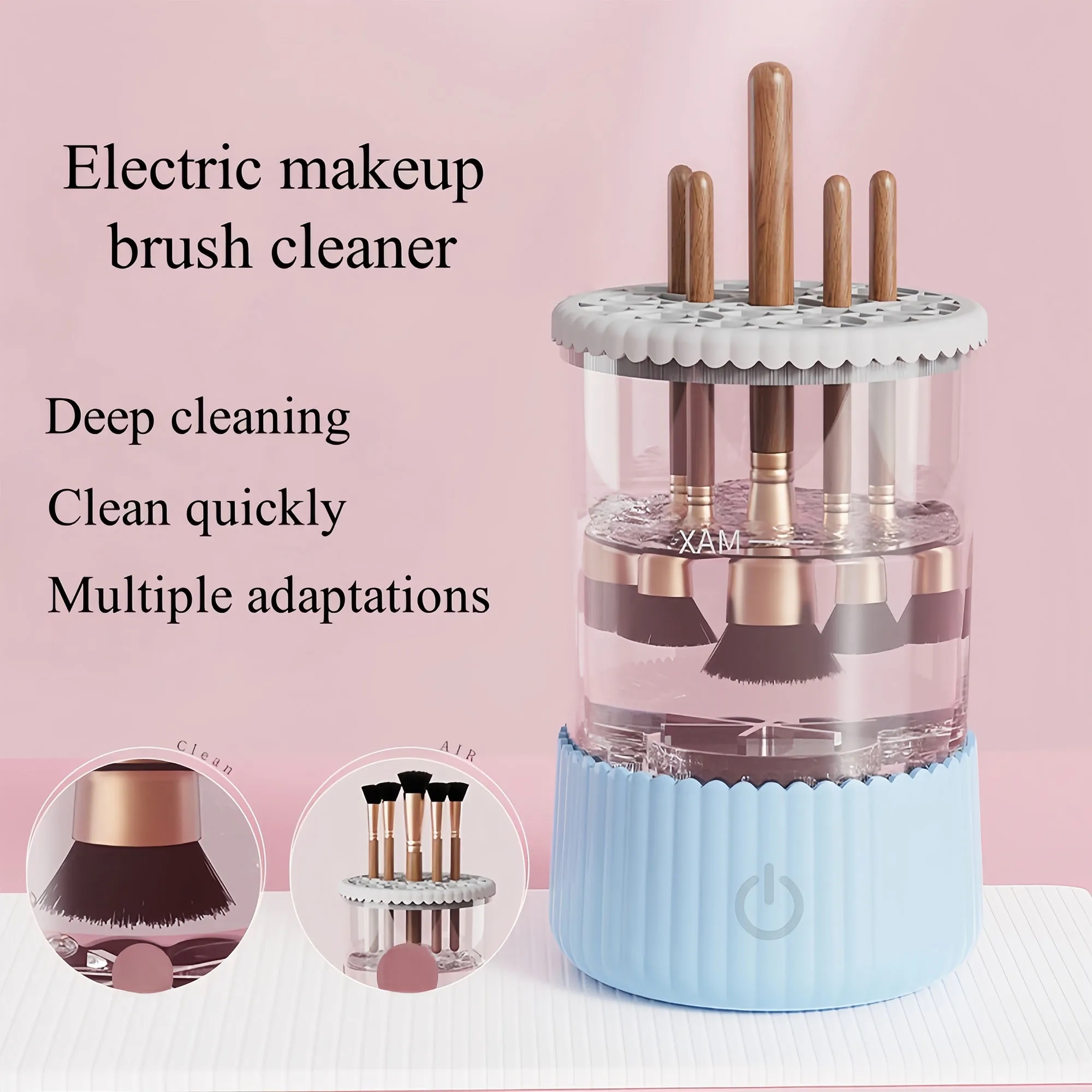 Portable Ultrasonic Makeup Brush Cleaner And Dryer 6