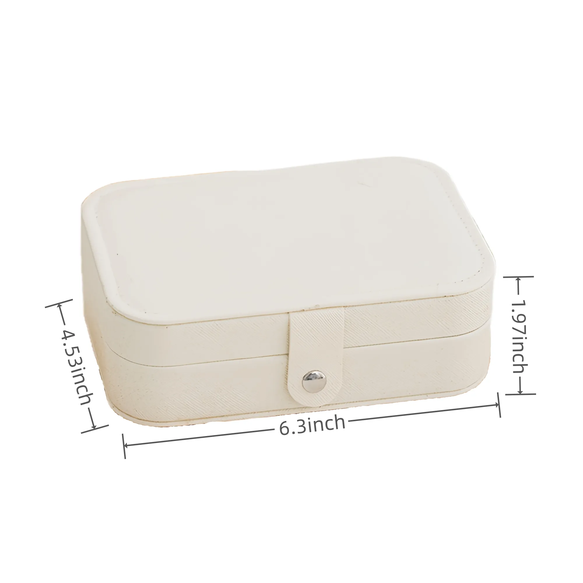PU Leather Large Capacity Jewelry Box 7