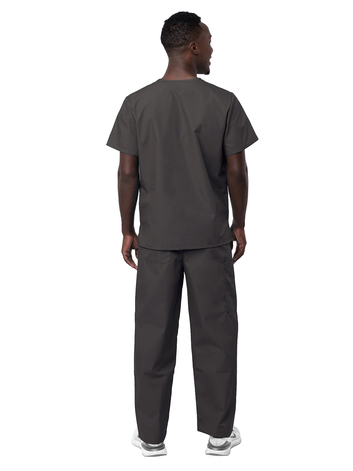 Adar - Sivvan - Unisex V-Neck Top Drawstring Pant Scrub Set 10